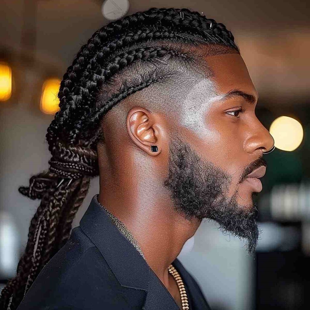 Las 30+ trenzas peinados para hombres en este momento 2024