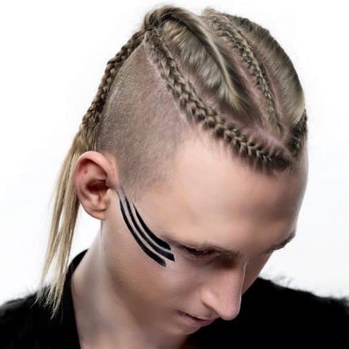 Trenzas laterales para cabello largo